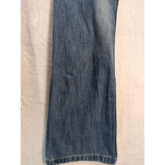 Vintage Y2K Request Blue Jeans Mens 30X32 Bootcut Straight Fit Stitched Pocket - Picture 16 of 16